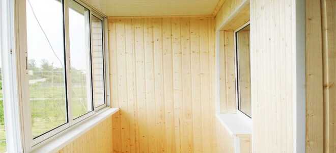 Финишная отделка балкона после утепления