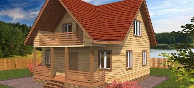 Дома с мансардой и с балконом