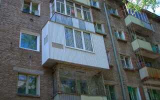 Ремонт балкона в хрущевке или панельном доме