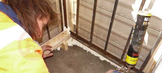 Как и чем лучше всего заделывать щели на балконах и лоджиях