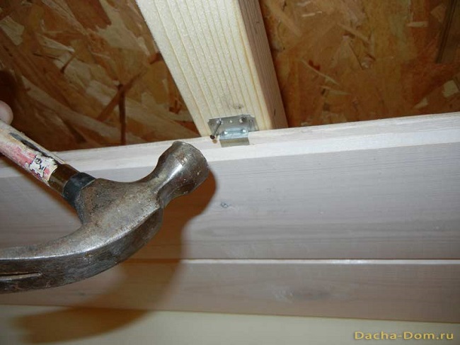 монтаж вагонки на кляймеры к обрешетки
