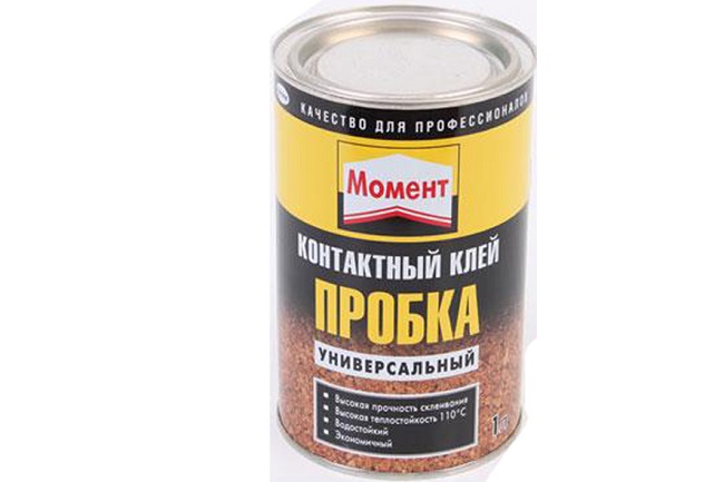 пробковый контактный клей момент