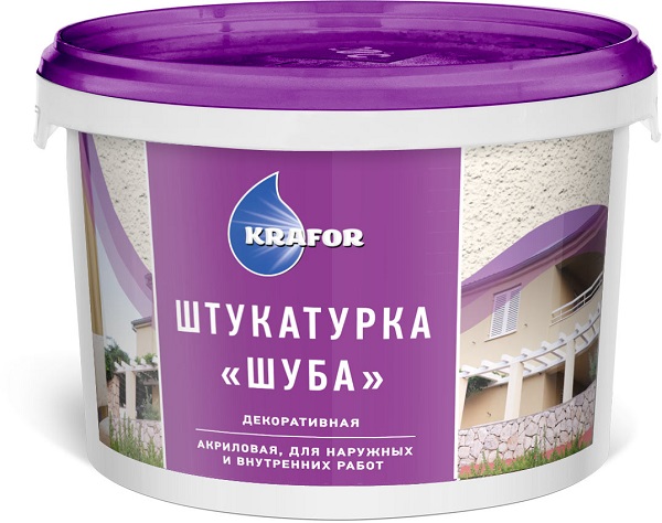 акриловая декоративная штукатурка для внутренних и наружных работ