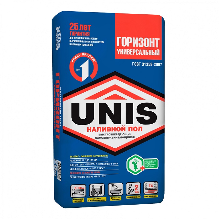 наливные полы unis горизонт