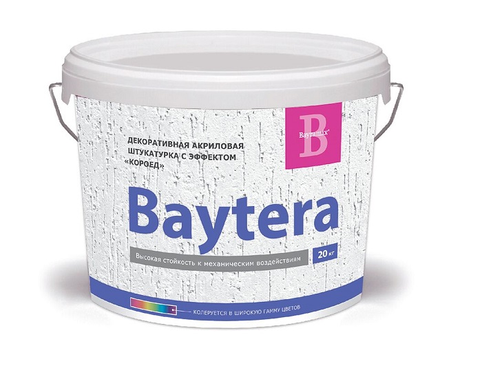 акриловая штукатурка короед Bayramix