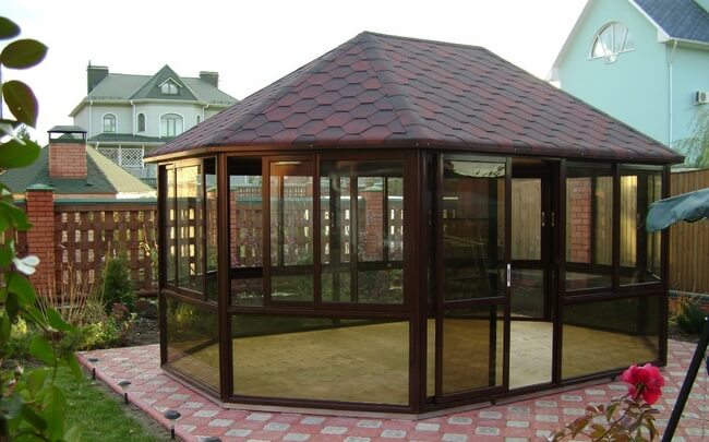 беседка из поликарбоната