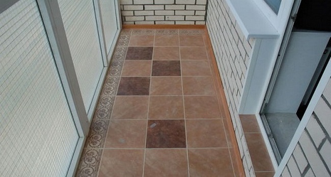 пол из керамической плитки